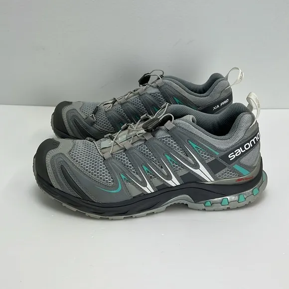 Salomon XA Pro Hiking Shoes Trail Running Sneakers Womens 9.5 Gray Gorpcore