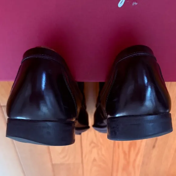 Salvatore Ferragamo, Men's Loafers, Black, Size 8.5