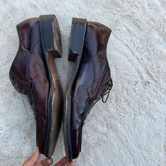 Salvatore Ferragamo Men’s size 10.1/2D shoes. Burgundy.
