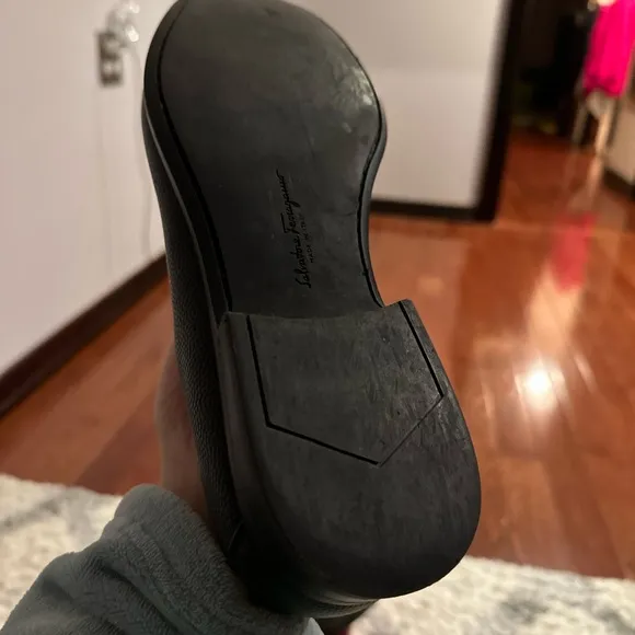 Salvatore Ferragamo, NERO PEBBLE CALF