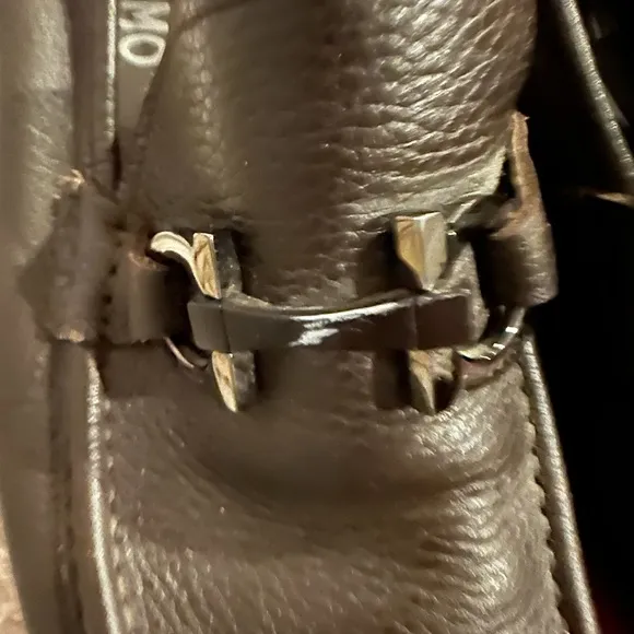 Salvatore Ferragamo, NERO PEBBLE CALF