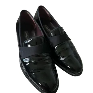 Salvatore Ferragamo Patent Leather Loafers Shoes Men’s 9 D
