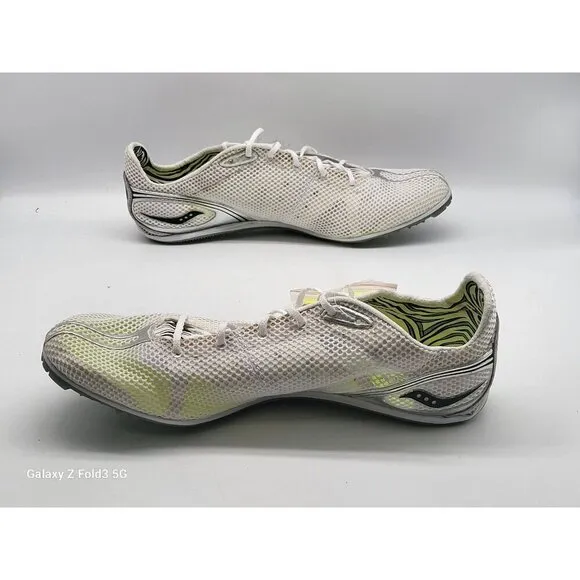 Saucony Endorphin LD2 Men's Track &amp; Spikes Shoes White/Green Size 12