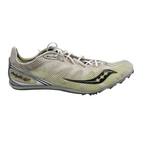 Saucony Endorphin LD2 Men's Track &amp; Spikes Shoes White/Green Size 12