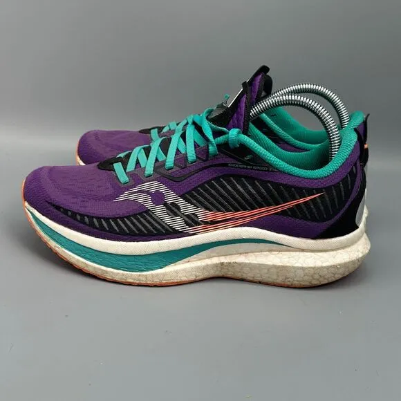 Saucony Endorphin Speed 2 Women's 9.5 Purple Athletic Sneakers Lace Up Low Top