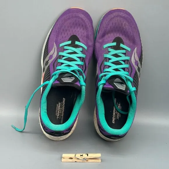 Saucony Endorphin Speed 2 Women's 9.5 Purple Athletic Sneakers Lace Up Low Top