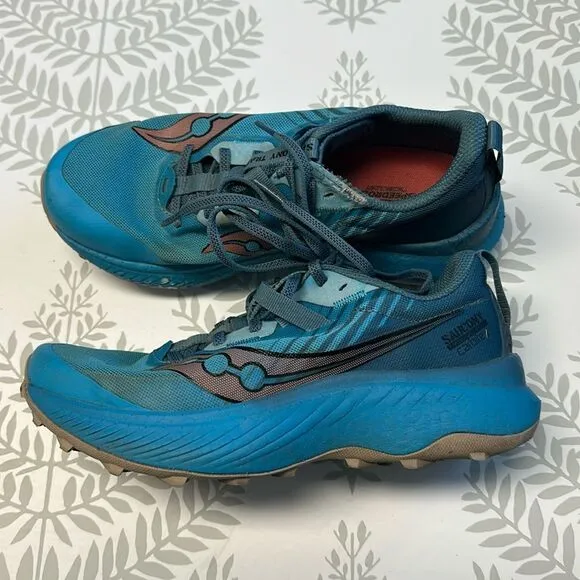 SAUCONY Endorphinin Edge Carbon plate Trail Running Shoe - 7.5