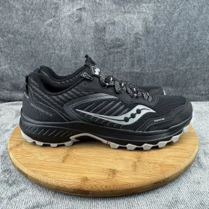 Saucony Excursion TR15 Shoes Mens Size 9.5 Black Running Trail Sneakers New