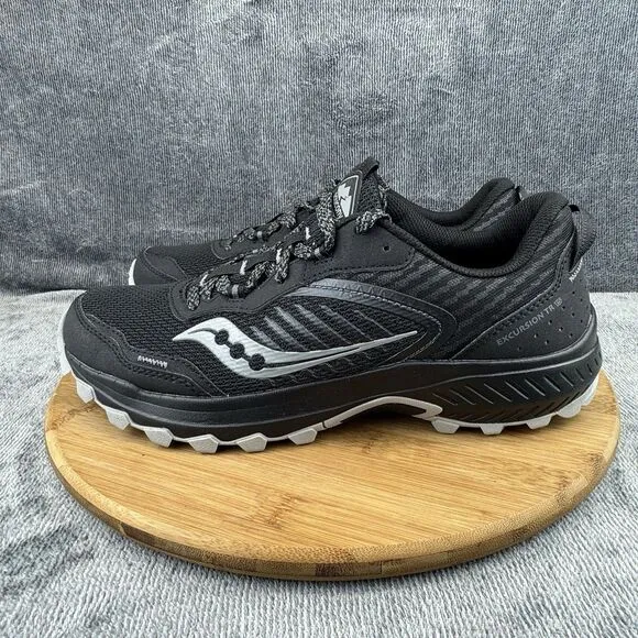 Saucony Excursion TR15 Shoes Mens Size 9.5 Black Running Trail Sneakers New