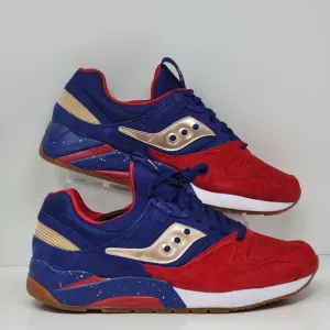 Saucony Grid 9000 Men’s Sz 13 Sparring European Exclusive Navy/Red S70279-1 New