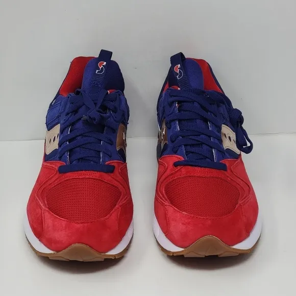 Saucony Grid 9000 Men’s Sz 13 Sparring European Exclusive Navy/Red S70279-1 New