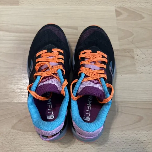 SAUCONY Peregrine 11 Running Shoes Women’s Size 5 Black Orange Sneakers