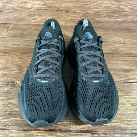 SAUCONY Ride 15 Triple Black Running Shoes Women’s Size 9.5 Athletic Sneakers