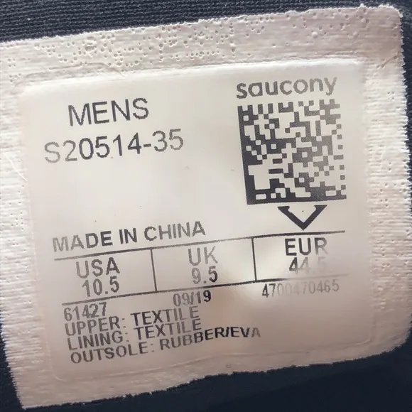 Saucony Ride ISO 2 Running Shoes Men’s Sz 10.5