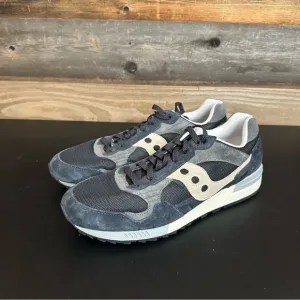 Saucony Shadow 5000 Navy White Gray S70556-2 Men's Lace Up Sneakers Size 12 READ