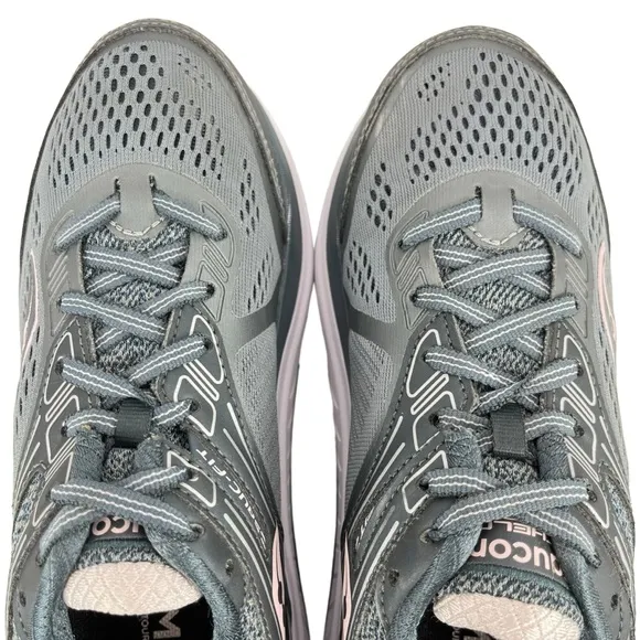 Saucony |‎ Women’s 6.5 | Gray &amp; Pink Echelon 7 Running Shoes S10468-1