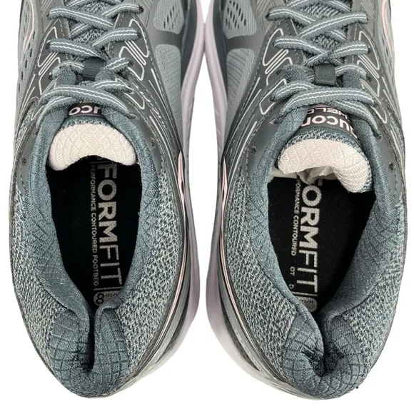 Saucony |‎ Women’s 6.5 | Gray &amp; Pink Echelon 7 Running Shoes S10468-1