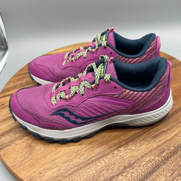 Saucony Womens Excursion TR15 Trail Running Shoes Size 10 Sneakers Pre Owned Gym