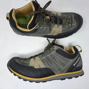 SCARPA CRUX OLIVE BLACK HIKING APPROACH TRAIL ATHLETIC SHOES MENS SIZE 14