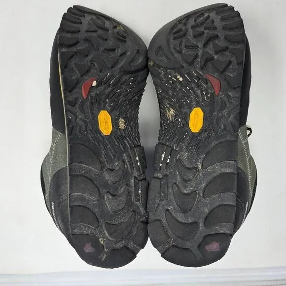 SCARPA CRUX OLIVE BLACK HIKING APPROACH TRAIL ATHLETIC SHOES MENS SIZE 14