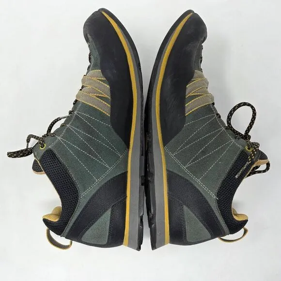 SCARPA CRUX OLIVE BLACK HIKING APPROACH TRAIL ATHLETIC SHOES MENS SIZE 14