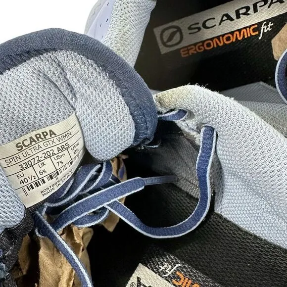 Scarpa Spin Ultra GTX Trail Running Shoes Women’s Size 8 Men’s Size 7