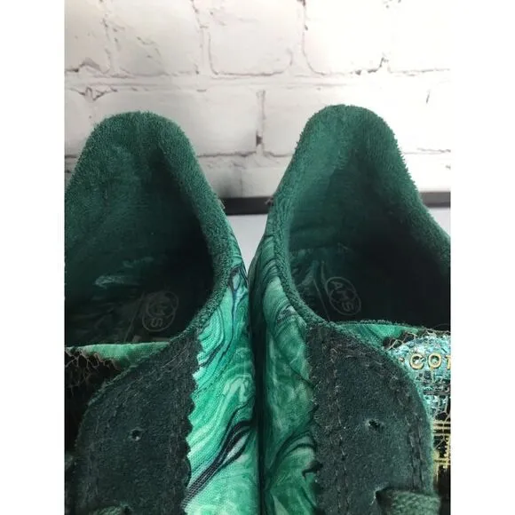Scotch &amp; Soda Men’s shoes Size 11,5  Green Marble Sneakers Worn Once Limited