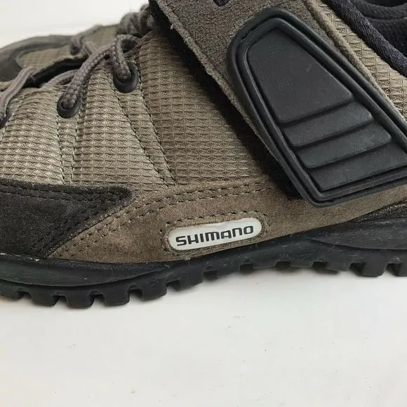 Shimano Cycling Shoes Grey Lace Up Suede