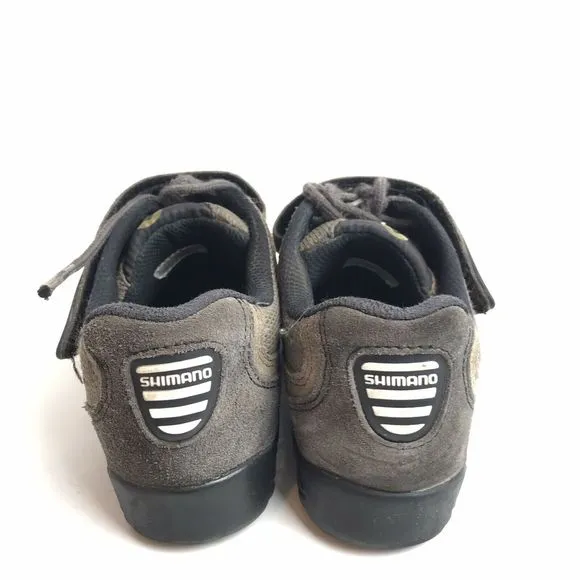 Shimano Cycling Shoes Grey Lace Up Suede