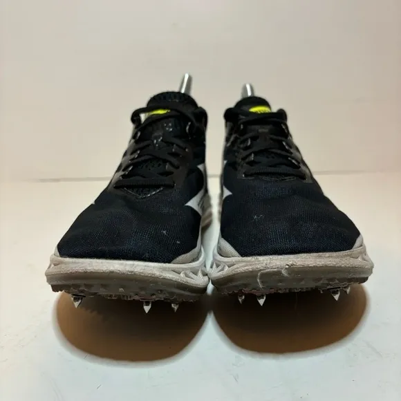 Size 10 - Hoka One One U Crescendo MD Black  Womens Track Spikes Running Shoes