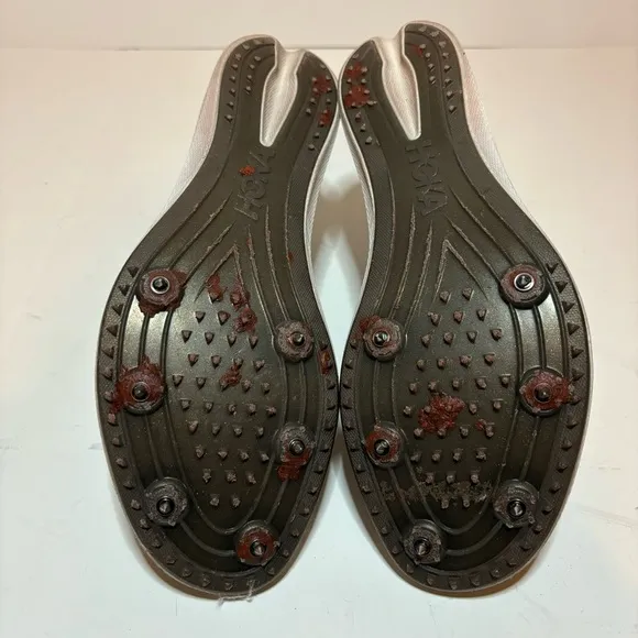 Size 10 - Hoka One One U Crescendo MD Black  Womens Track Spikes Running Shoes