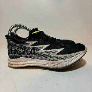 Size 10 - Hoka One One U Crescendo MD Black  Womens Track Spikes Running Shoes