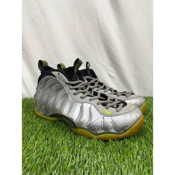 Size 10 Nike Air Foamposite One PRM Metallic Camo Silver Men’s  Shoes 575420-004