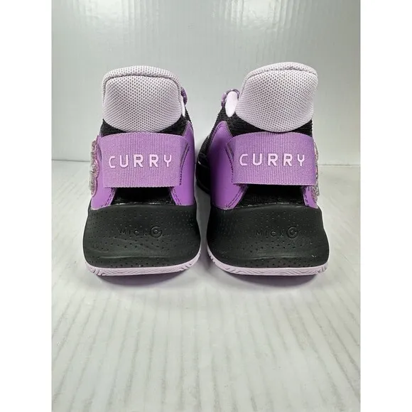 Size 10.5 Men’s Under Armour Curry 3Z7 Purple Black Basketball Shoes 3026622-500