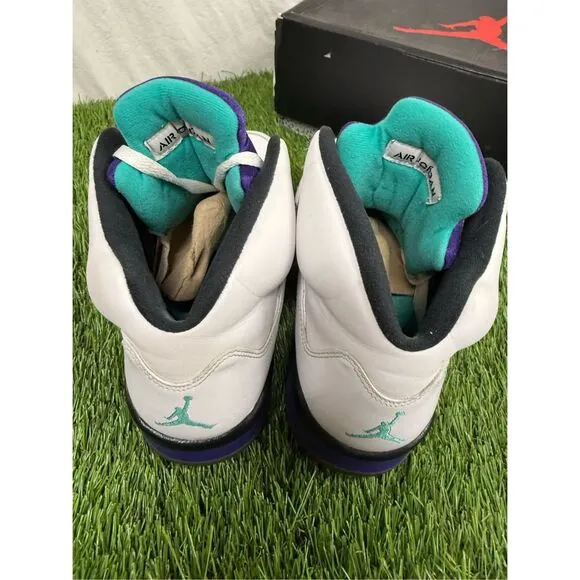Size 10.5 - Nike Air Jordan 5 Retro Grape 2013 OG box