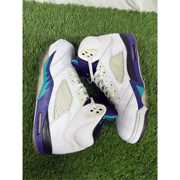 Size 10.5 - Nike Air Jordan 5 Retro Grape 2013 OG box