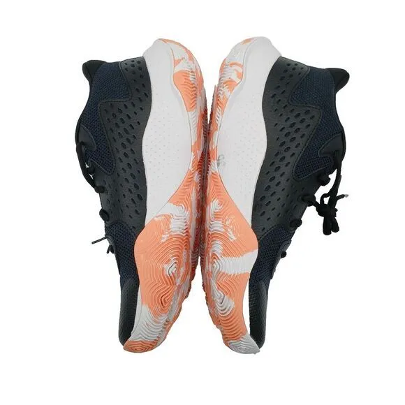 Size 11 Mens/12.5 Womens Under Armour Jet 23 Unisex Basketball Shoes Black/Peach
