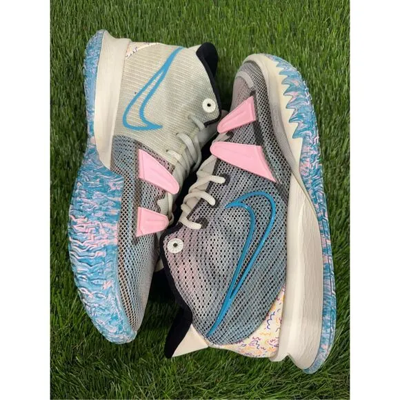 Size 11 - NIKE KYRIE 7 &quot;PALE IVORY&quot; BLUE PINK BASKETBALL SHOES NEW CZ0141-100