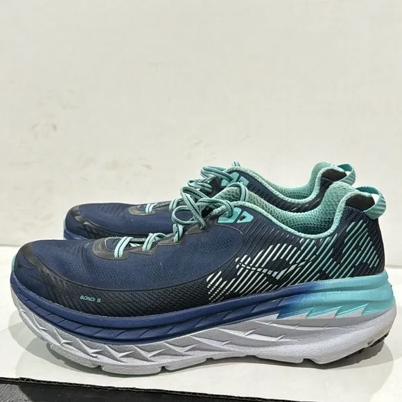 Size 11D - Women’s Hoka One One Bondi 5 Running Shoes 1016605MBBRD Men’s 9.5D