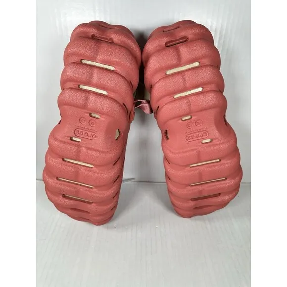 Size 12 Men’s Crocs Echo Clog Hot Blush Strawberry Wine 207937-6XJ NEW