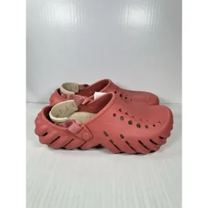 Size 12 Men’s Crocs Echo Clog Hot Blush Strawberry Wine 207937-6XJ NEW