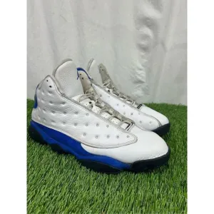 Size 14 - Air Jordan 13 Retro Hyper Royal White Black Leather Suede (414571-117)