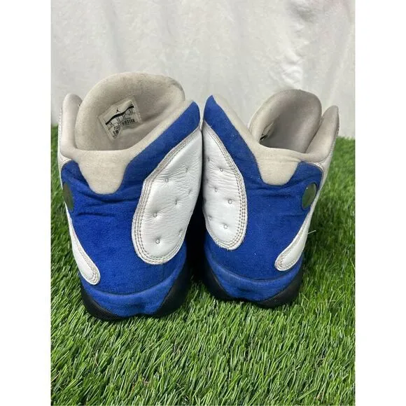 Size 14 - Air Jordan 13 Retro Hyper Royal White Black Leather Suede (414571-117)
