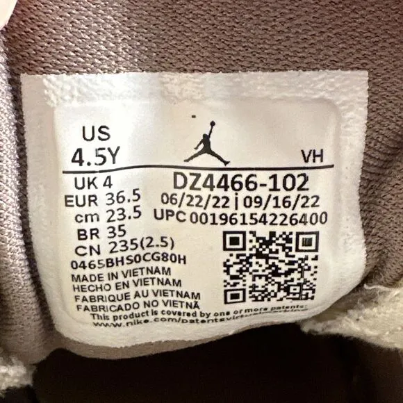 Size 4.5Y/Women’s 6 Nike Air Jordan 1 Mid SE Craft “Taupe Haze” Shoes DZ4466-102