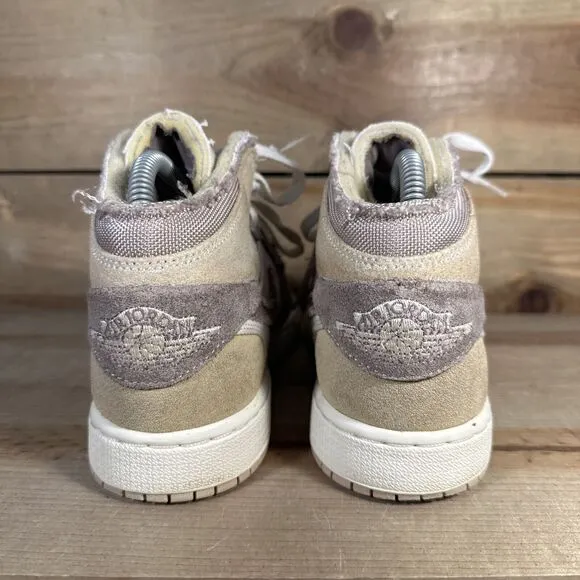 Size 4.5Y/Women’s 6 Nike Air Jordan 1 Mid SE Craft “Taupe Haze” Shoes DZ4466-102
