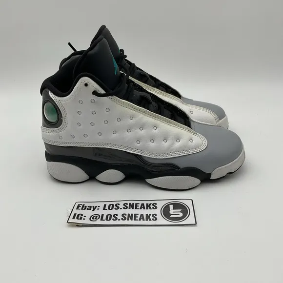 Size 4y (GS) - Jordan 13 Retro Mid Barons Hologram (414574-115)