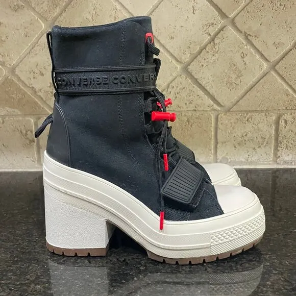 Size 5 Converse CTAS Hi GR82 'Black Egret' Limited Boot 568814C extra high shoes