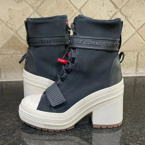 Size 5 Converse CTAS Hi GR82 'Black Egret' Limited Boot 568814C extra high shoes