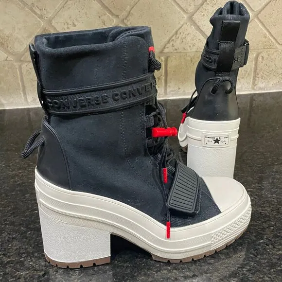 Size 5 Converse CTAS Hi GR82 'Black Egret' Limited Boot 568814C extra high shoes