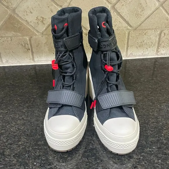 Size 5 Converse CTAS Hi GR82 'Black Egret' Limited Boot 568814C extra high shoes